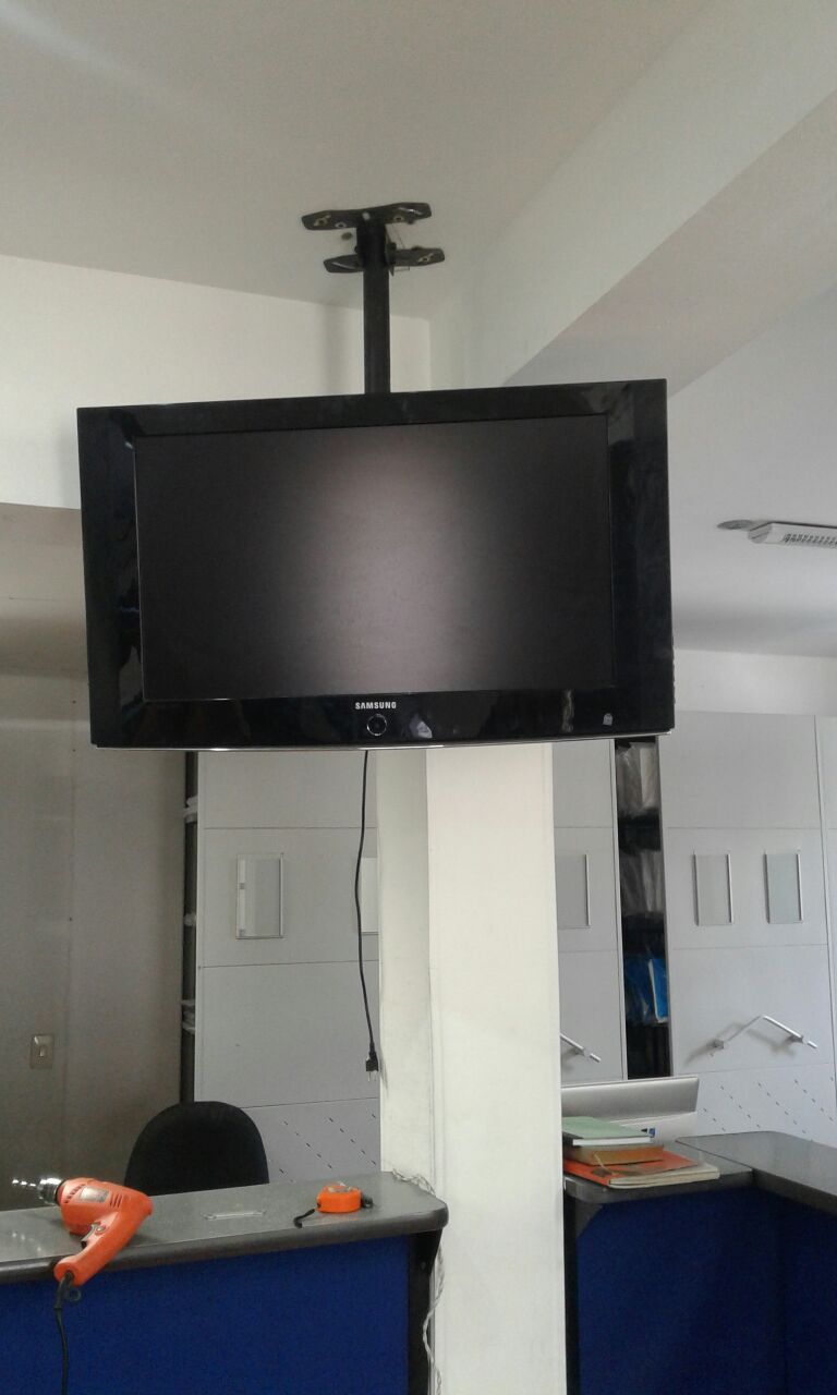 instalacion de soporte de techo