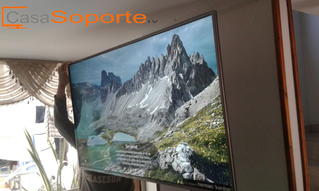 instalacionde soporte fijo de pared para televisores