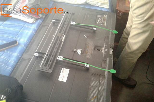 instalacionde soporte fijo de pared para televisores