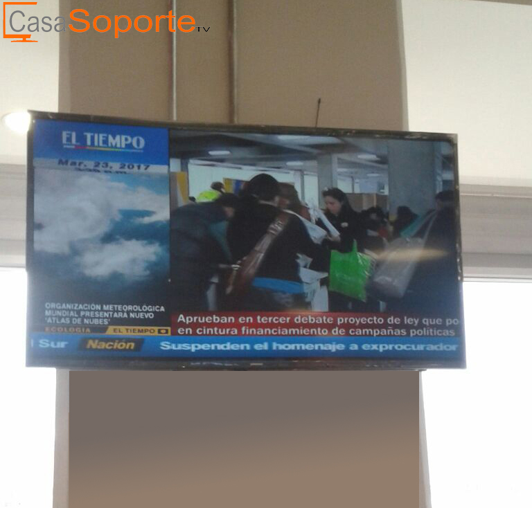 instalacion de soporte fijo de pared para televisores