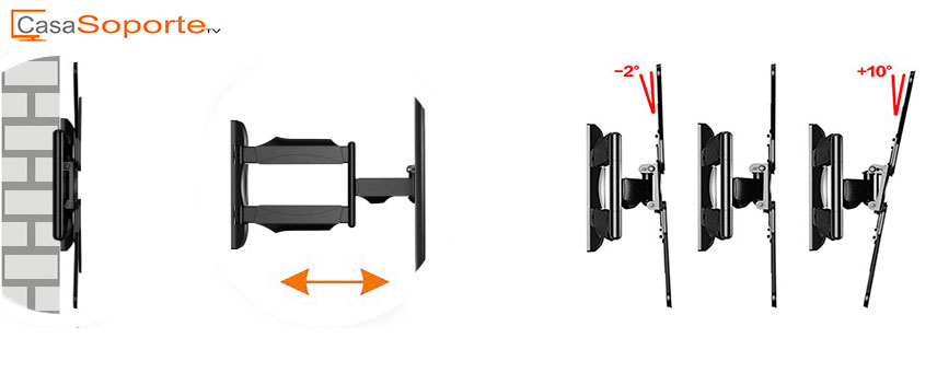 Soporte de brazo para TV