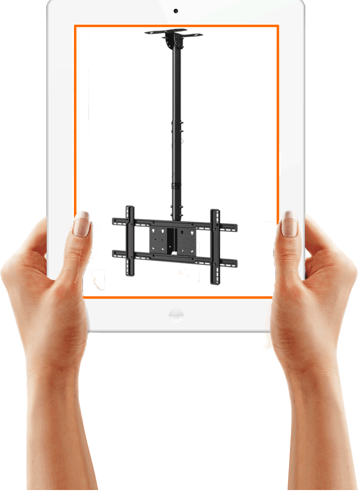 soporte de techo para televisor samsung de 58 pulgadas